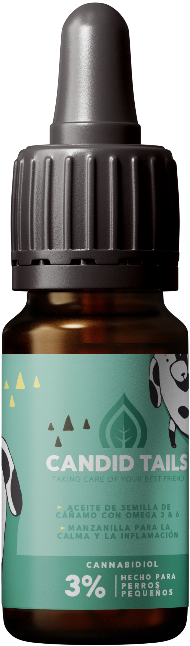 Aceite de 300mg de CBD para perros de tamaño pequeño. Aceite de cáñamo